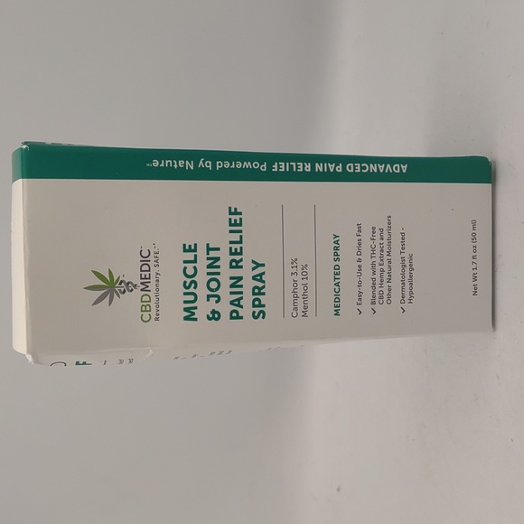 cbdmedic Other Cbdmedic Joint Pain Relief Spray Natural Oils